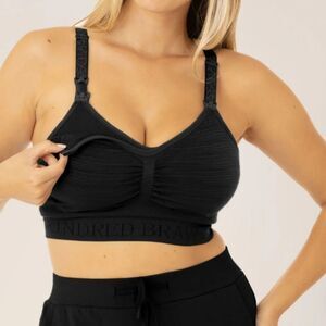 New Kindred Bravely Sublime Hands Free Pumping Bra Black Size XL